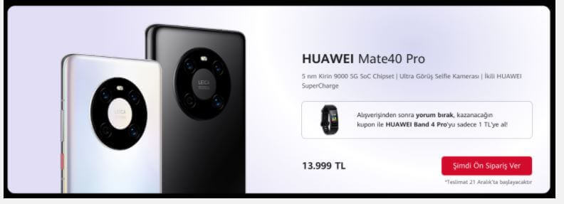 📱 Huawei Mate 40 Pro Türkiye Fiyatı Belli Oldu