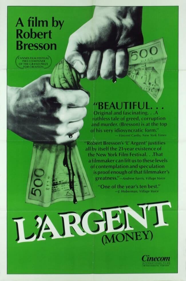 Film ANalizi: Robert Bresson — L’Argent (1983): Para ile Felsefe Yapmak