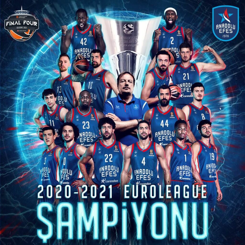 Euroleague'de Tarihi Başarı: Anadolu Efes Şampiyon!