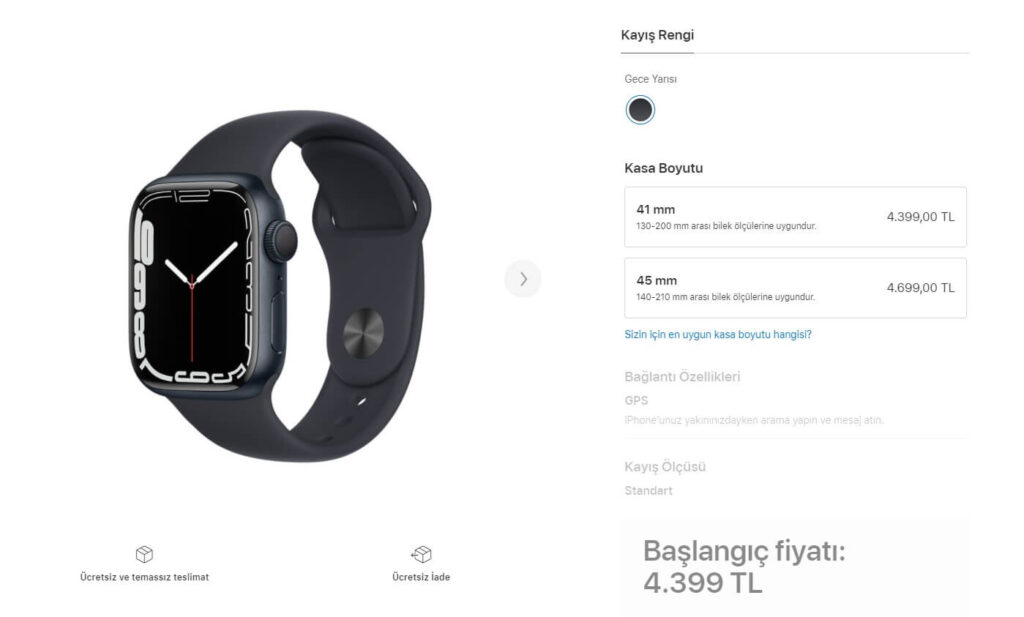 Apple Watch Series 7 Fiyatı Açıklandı! Ön Siparişler Açıldı